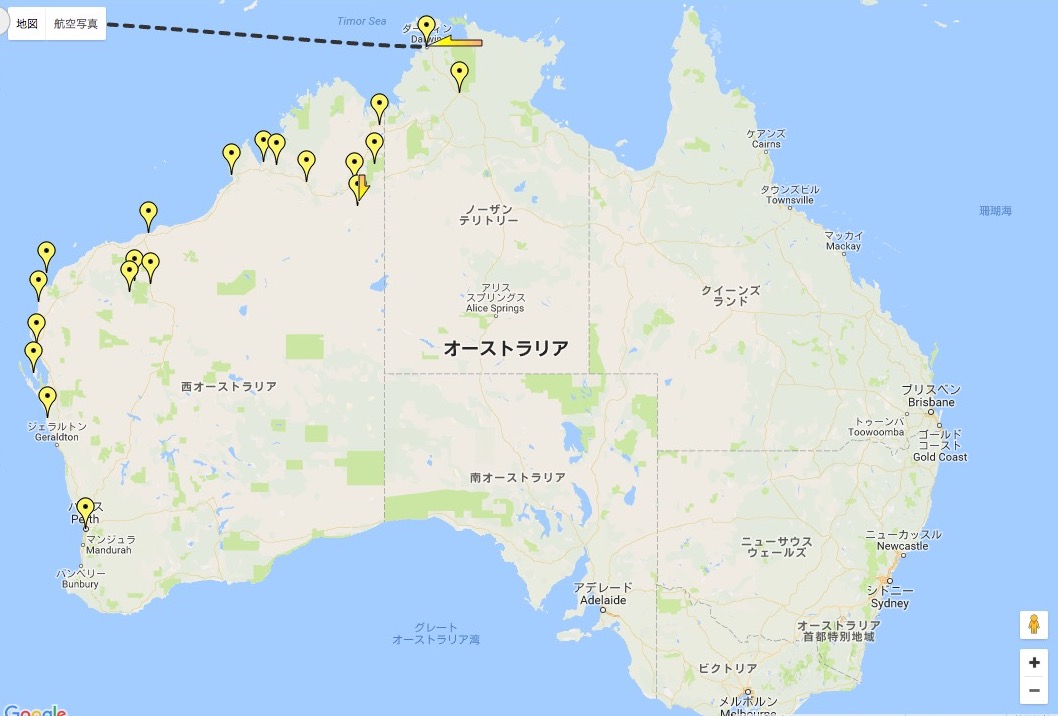 ダーウィン パース12日間 西 オーストラリア ラウンド ルート旅行記 シゲマロ通信