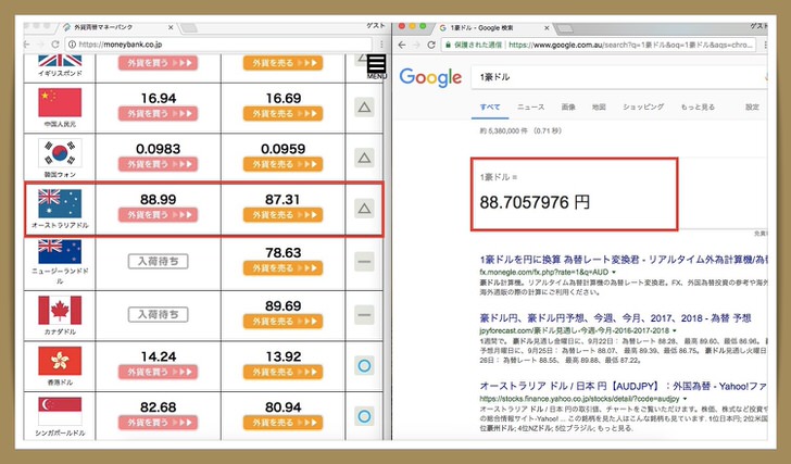 オーストラリアドル　両替　お得　おすすめ