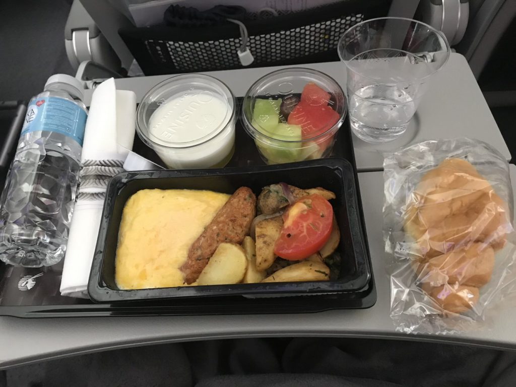 カタール航空　機内食